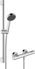 Ensemble de douche thermostatique avec barre 65 cm – Hansgrohe