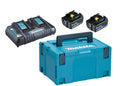 Pack énergie 18 V LXT 2 batteries 5 Ah + chargeur double – Makita