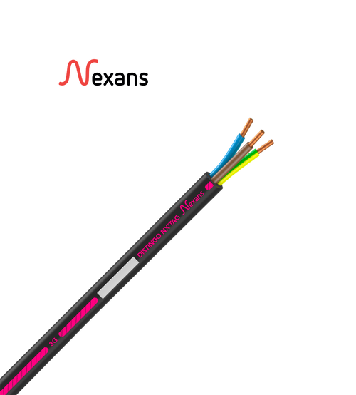 Câble électrique rigide U-1000 R2V 3G2,5 mm² – Nexans