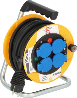 Enrouleur de câble compact 10 m H07RN-F 3G1,5 – Brennenstuhl