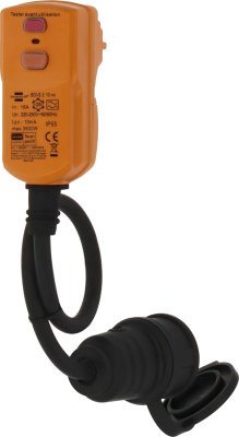 Adaptateur de sécurité à fiche différentielle 10 mA avec prolongateur 0,5 m H07RN-F 3G1,5 – Brennenstuhl