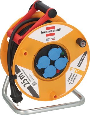 Enrouleur de câble professionnel 25 m H07RN-F 3G2,5 – Brennenstuhl