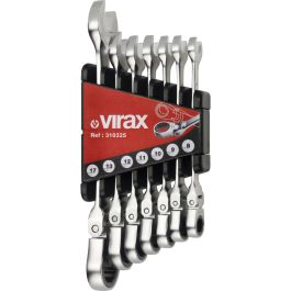 Jeu de 7 clés à cliquet à tête flexible 8 à 17 mm – Virax