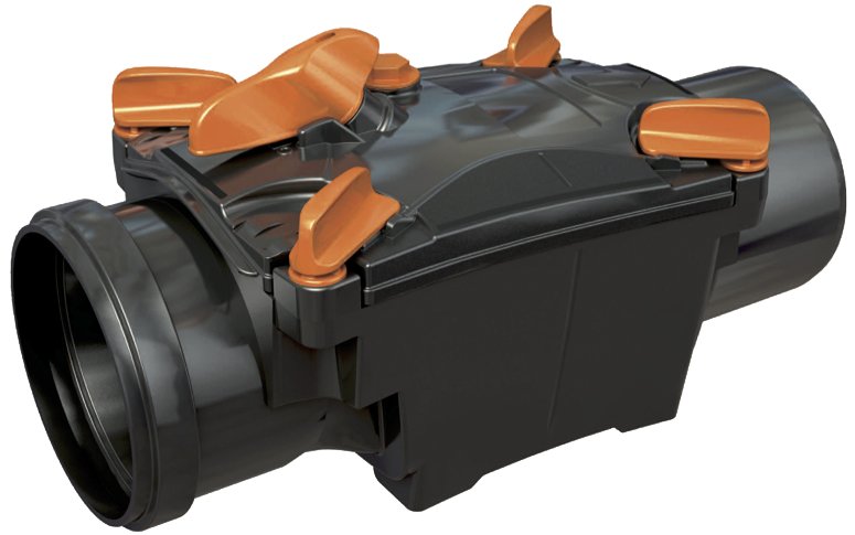 Clapet anti-retour PVC pour eaux usées et pluviales Ø 100 – Nicoll