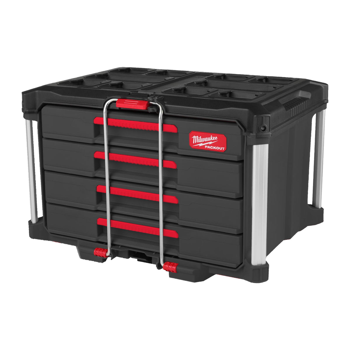 Coffret modulaire 4 tiroirs sur glissières à billes – Milwaukee