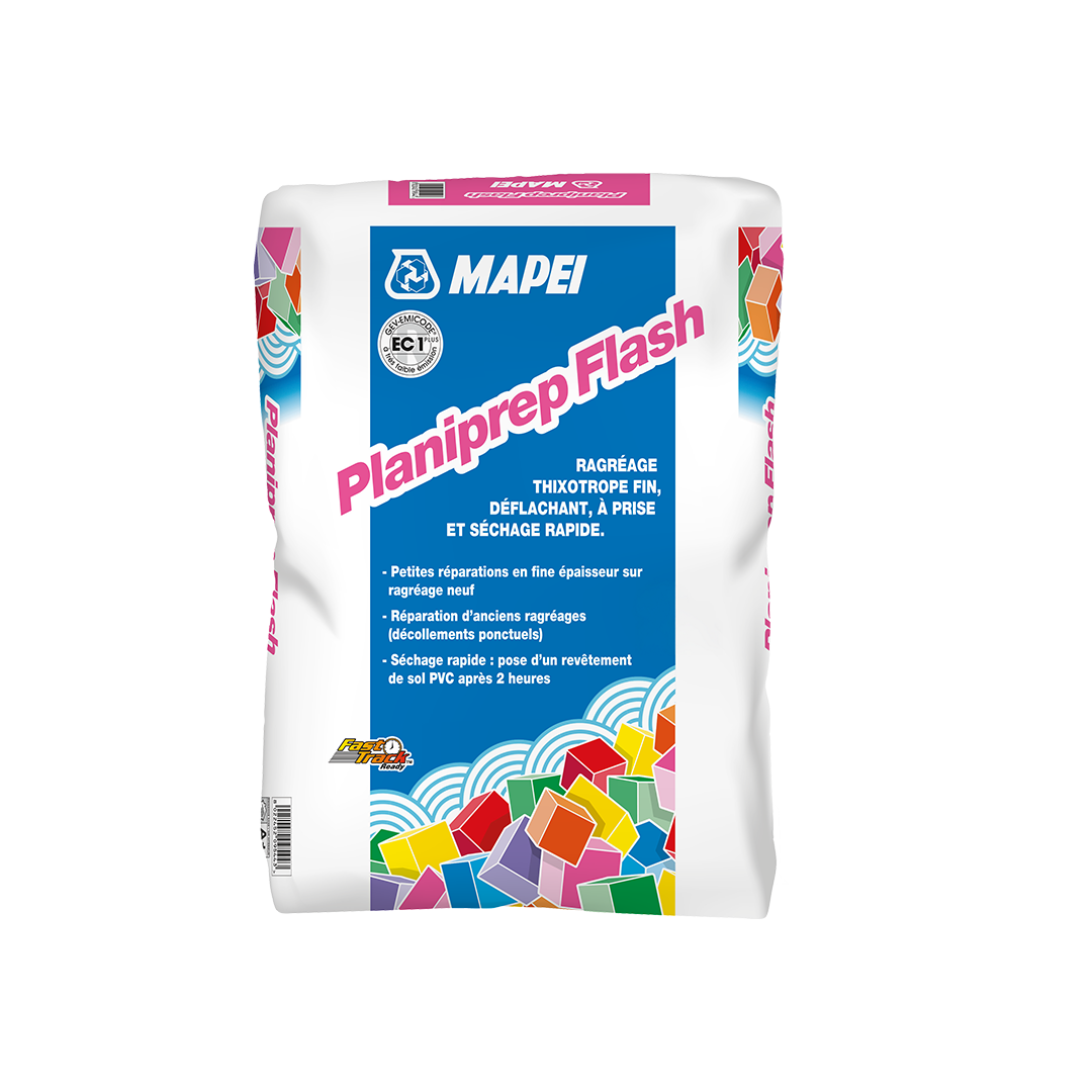 Ragréage thixotrope déflachant à prise rapide 0 à 3 mm – Mapei