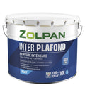 Peinture plafond blanc mat profond Zolpan Inter Plafond – 10 L – photo 1