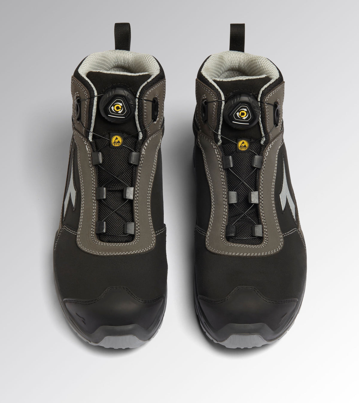 Chaussures de sécurité hautes S3S – Diadora Utility Shark Stable Impact Leather Quick Mid – photo 3