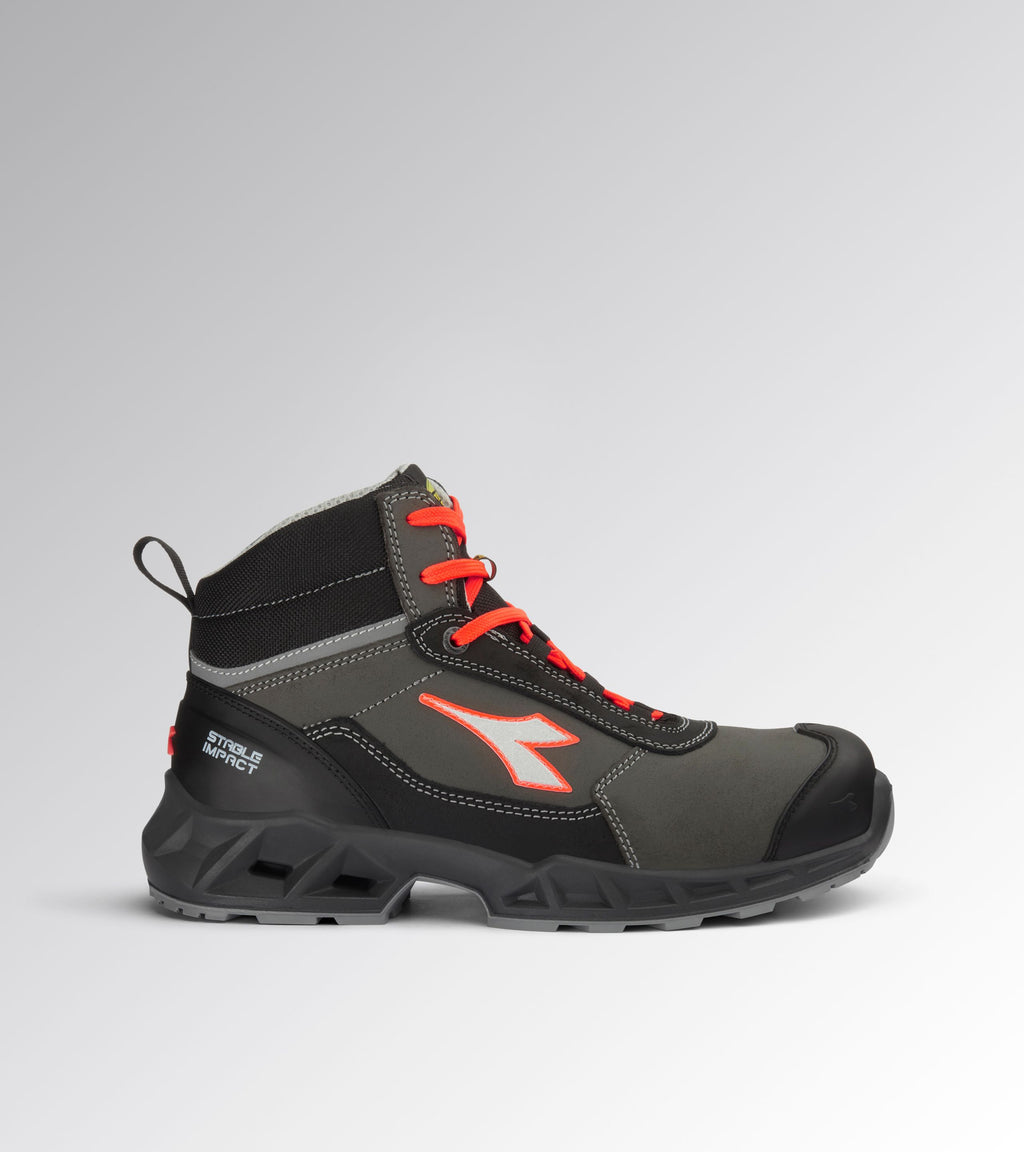 Chaussures de sécurité hautes S3S – Diadora Utility Shark Stable Impact Leather Mid – photo 1