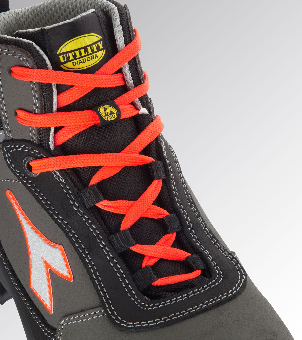Chaussures de sécurité hautes S3S – Diadora Utility Shark Stable Impact Leather Mid – photo 4