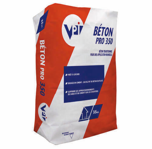 Béton prêt à l'emploi BÉTON PRO 350 – VPI (groupe Vicat) – sac 35 kg – photo 2