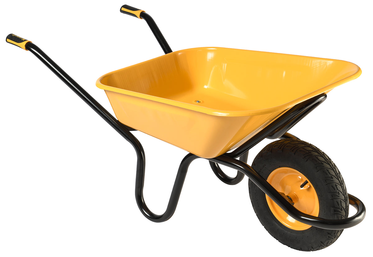 Brouette de chantier 100 L – Haemmerlin Bati Plus 100 peinte, roue gonflée – photo 2