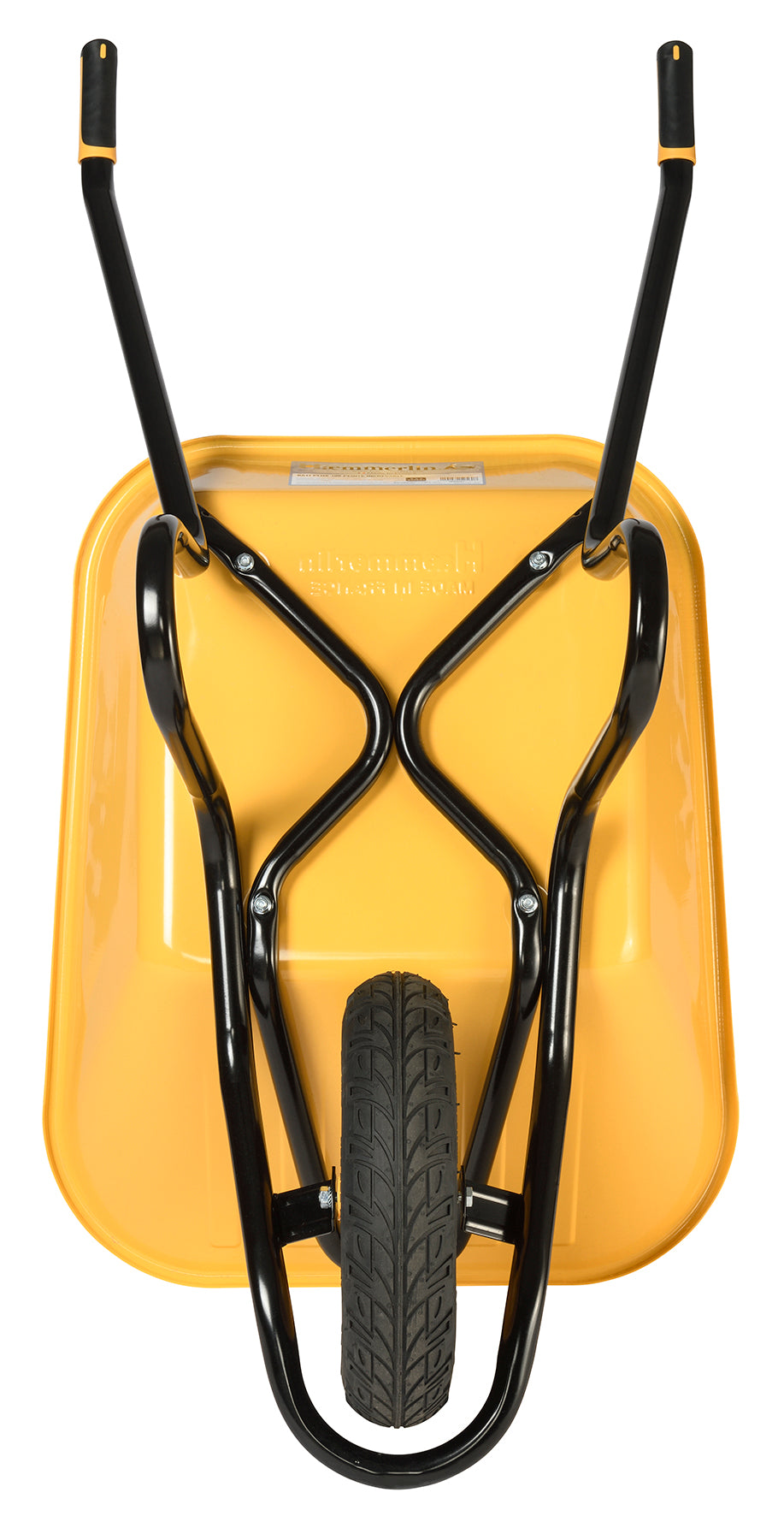 Brouette de chantier 100 L – Haemmerlin Bati Plus 100 peinte, roue gonflée – photo 3