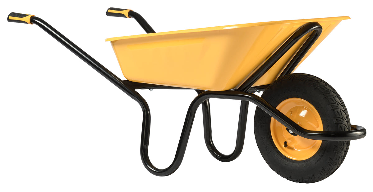 Brouette de chantier 100 L – Haemmerlin Bati Plus 100 peinte, roue gonflée – photo 1