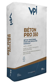Béton prêt à l'emploi BÉTON PRO 350 – VPI (groupe Vicat) – sac 35 kg – photo 1