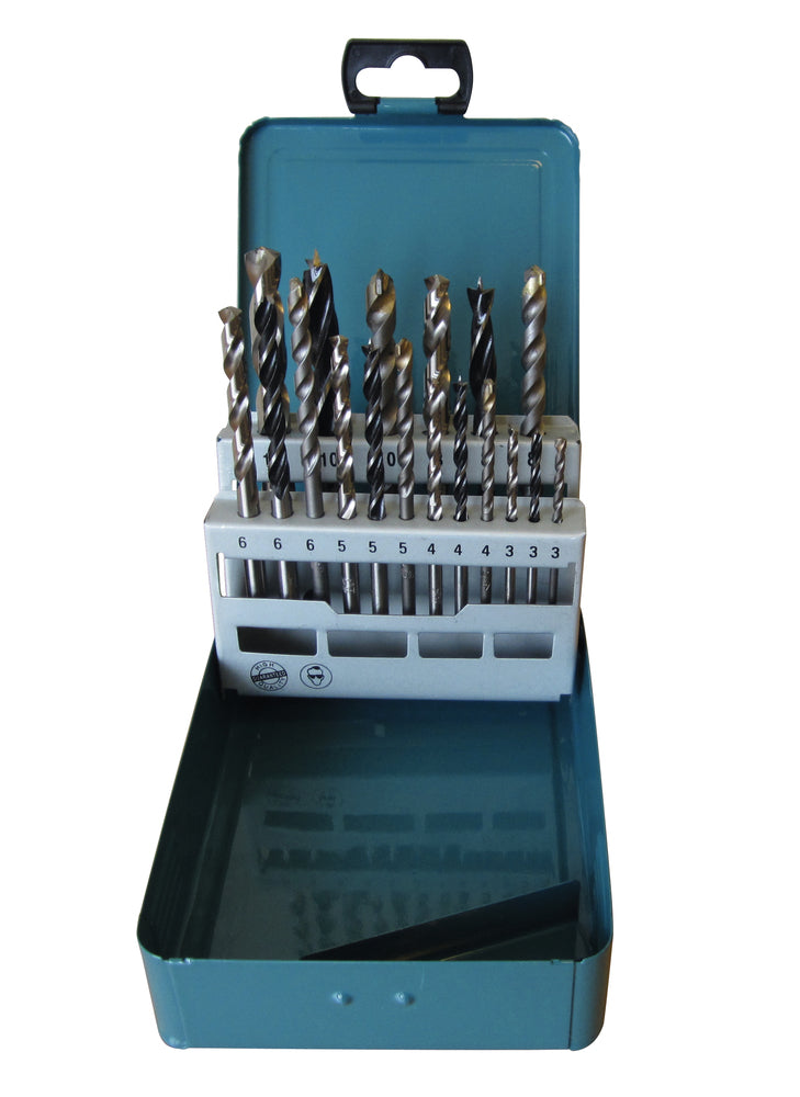 Coffret de 18 forets bois, métal et béton Ø 3 à 10 mm – Makita