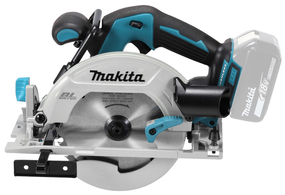 Scie circulaire sans fil 18 V LXT Ø 165 mm brushless – Makita