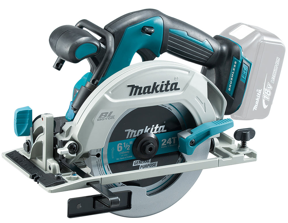 Scie circulaire sans fil 18 V LXT Ø 165 mm brushless – Makita