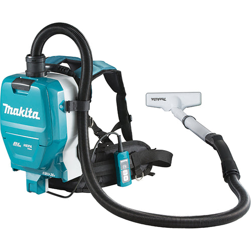 Aspirateur dorsal sans fil 36 V (2 x 18 V LXT) 110 mbar HEPA – Makita