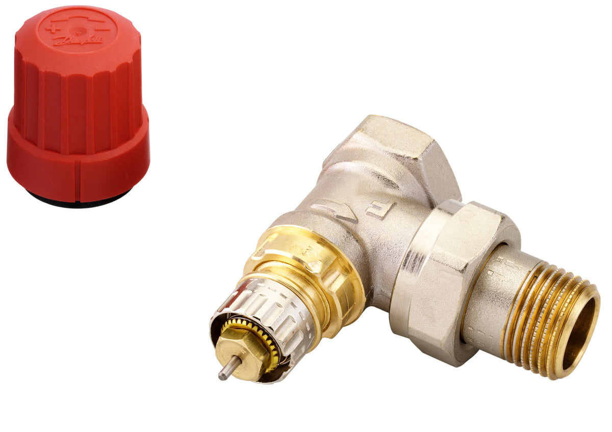 Corps de robinet thermostatisable équerre – Danfoss