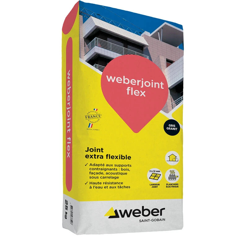 Mortier joint extra-souple – Weber