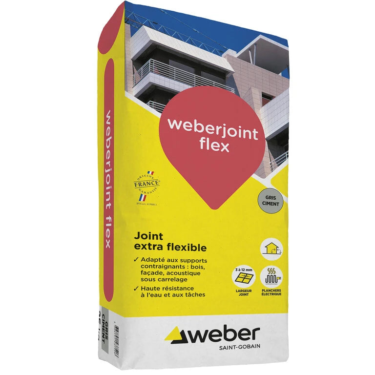 Mortier joint extra-souple – Weber