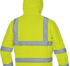 Doudoune haute visibilité à capuche – DOONHV – Delta Plus – jaune fluo – photo 2