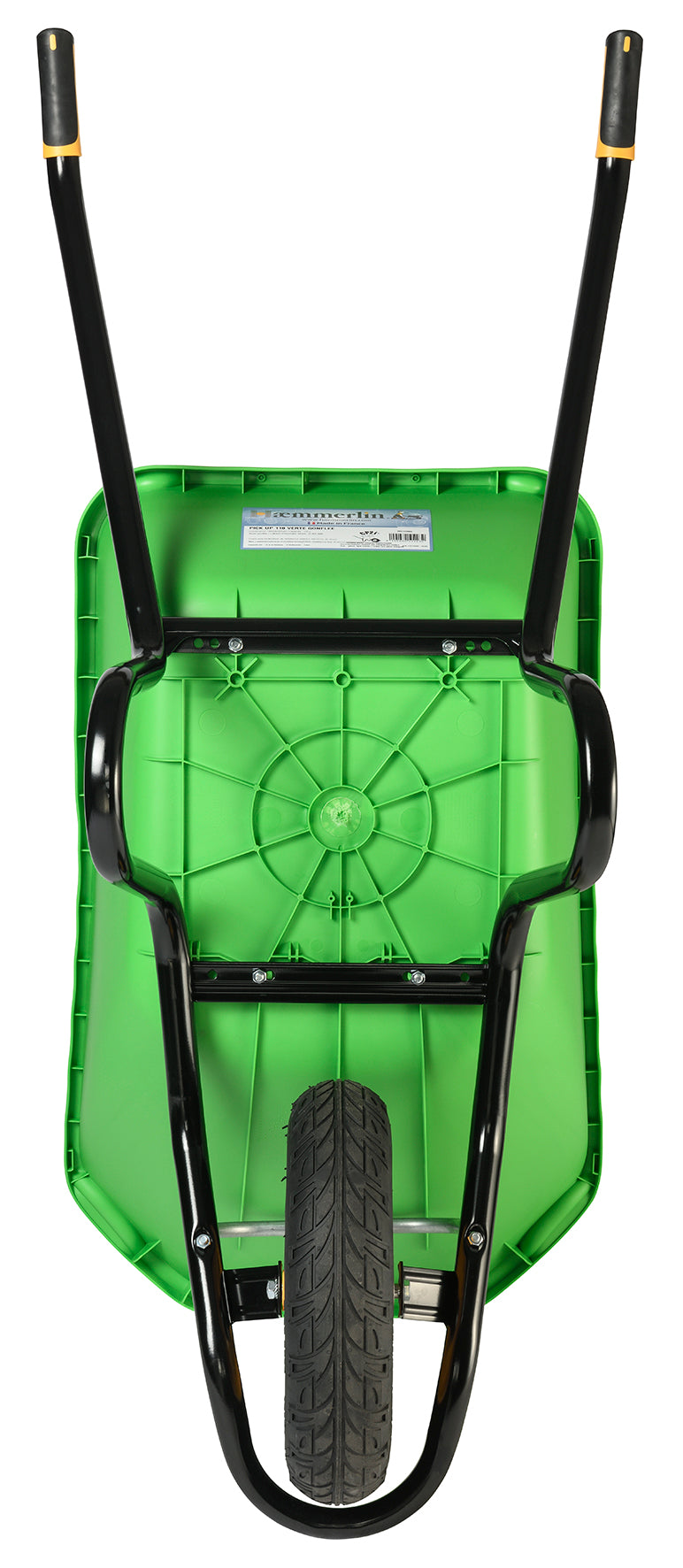 Brouette polypropylène 110 L roue gonflée – Haemmerlin