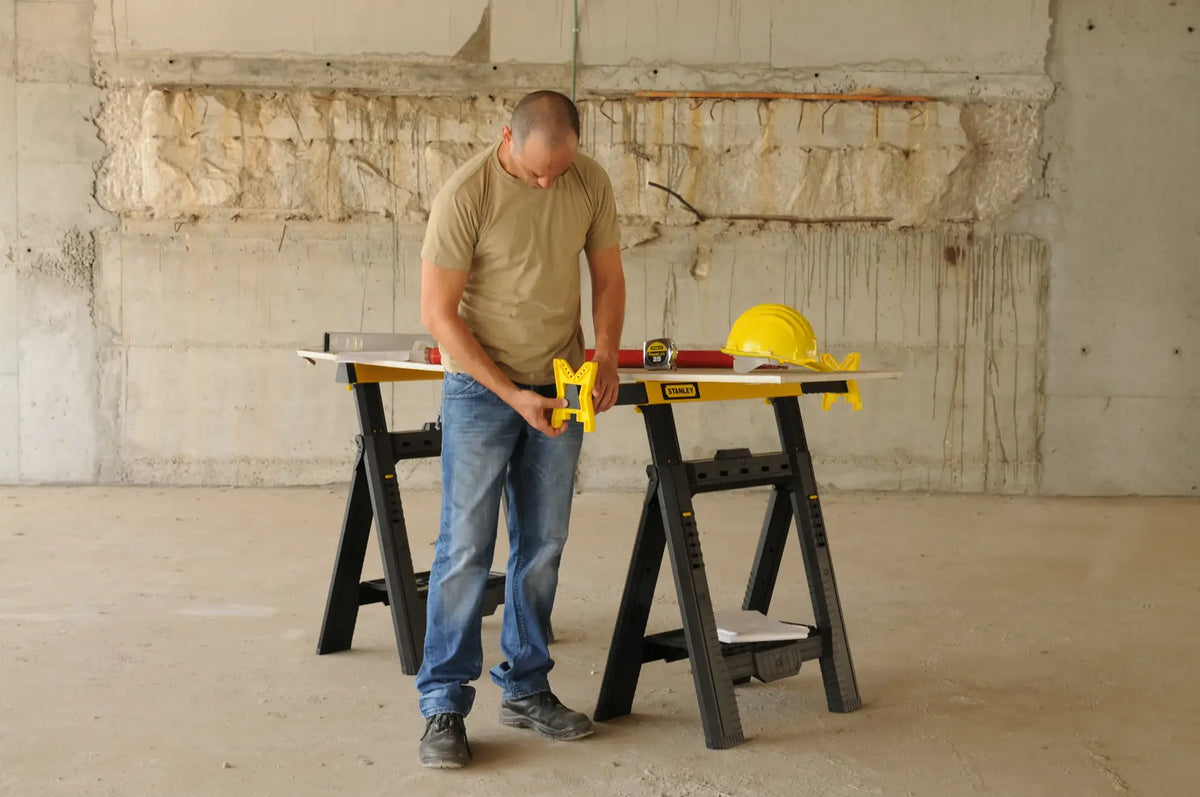 Tréteaux pliants télescopiques à hauteur réglable 450 kg – Stanley