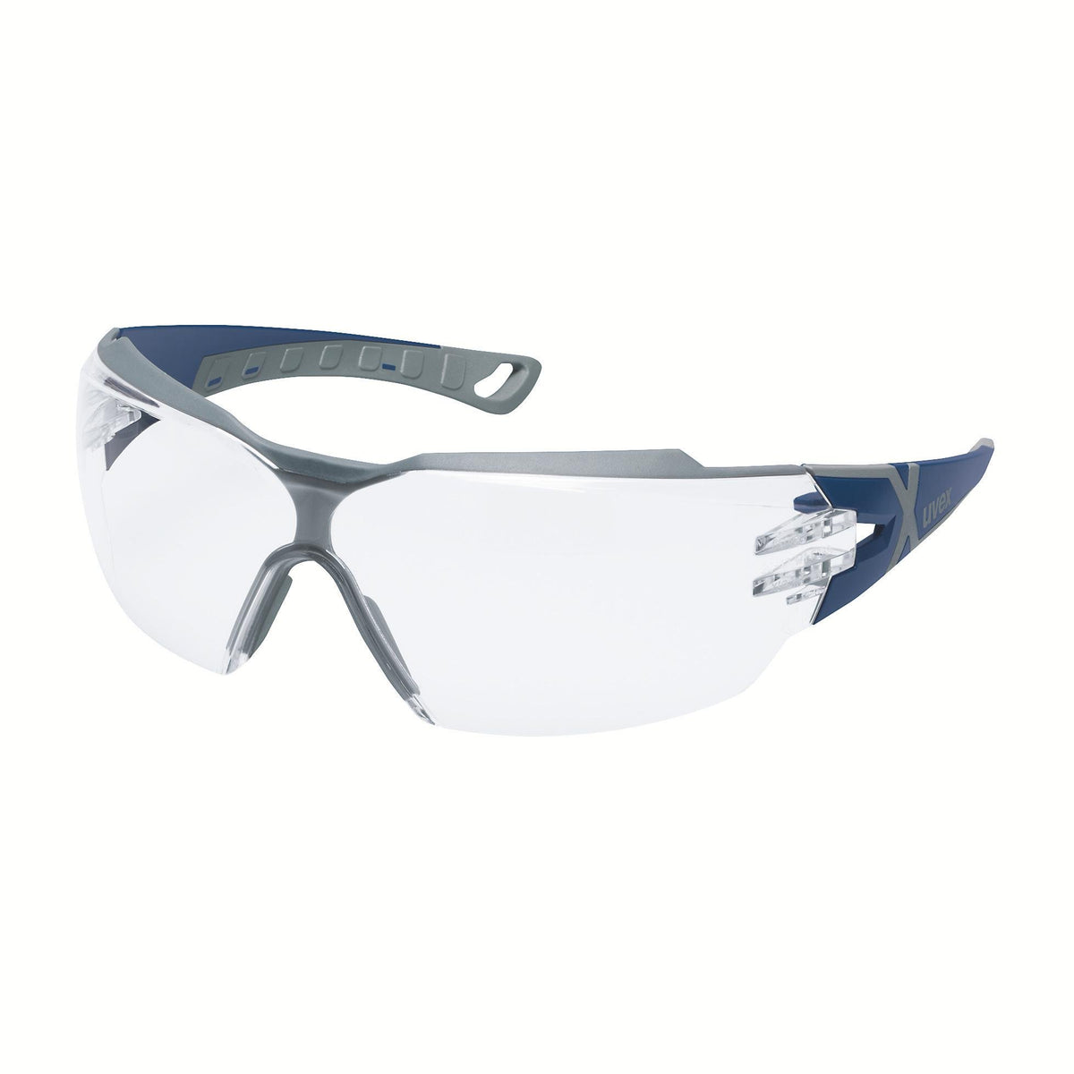 Lunettes de protection à branches – pheos cx2 9198.257 – Uvex – monture bleu/gris, oculaire incolore – photo 1