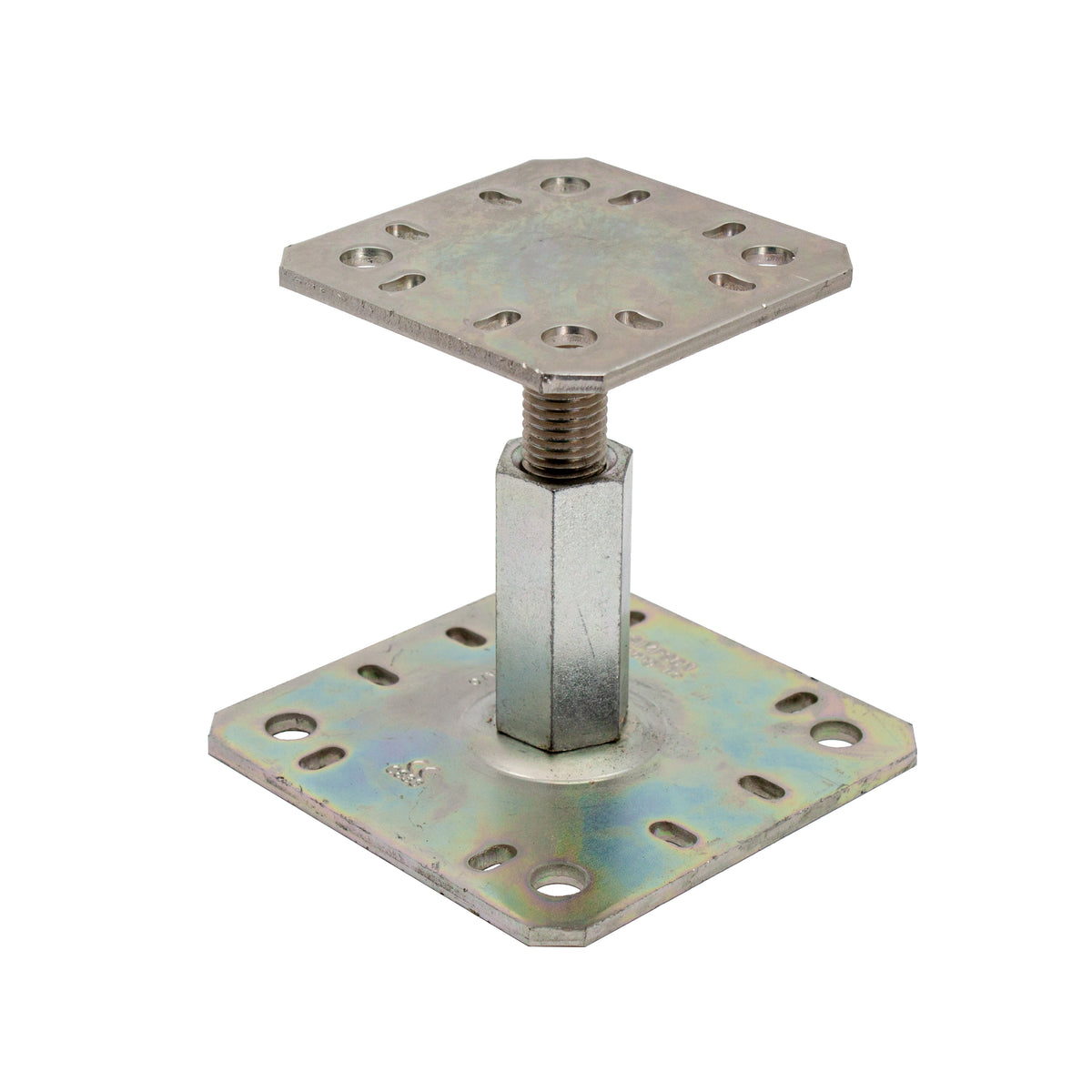 Pied de poteau réglable électrozingué platine 100 x 100 mm – Simpson Strong-Tie