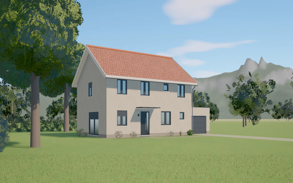 Rendu 3D – maison Chartreuse, projet type QUALITE 24