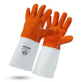 Gants soudeur cuir anti-chaleur 100 °C – SPLITWELD – Rostaing – la paire – photo 1