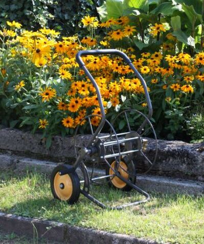 Dévidoir 2 roues pleines 55 m – Haemmerlin