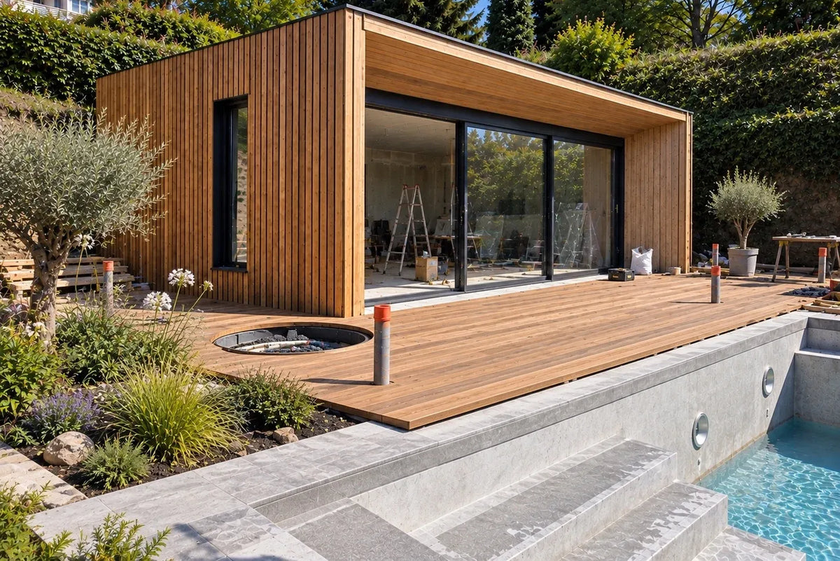 Illustration – extension maçonnée, projet type QUALITE 24
