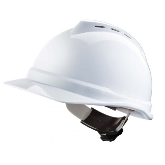 Casque de chantier – MSA V-Gard 500 ventilé – blanc – photo 3