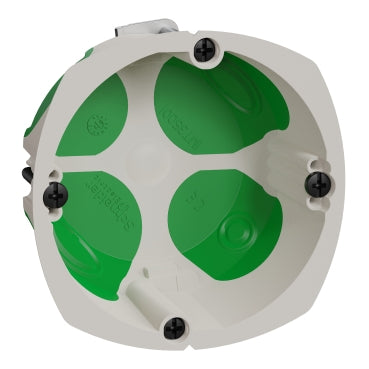 Boîtes d'encastrement étanches à l'air 1 poste Ø 67 mm P40 – Schneider Electric