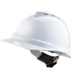 Casque de chantier – MSA V-Gard 500 ventilé – blanc – visuel fabricant 1
