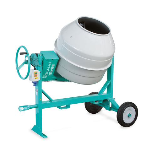 Bétonnière électrique Syntesi S140 cuve acier – IMER – 138 L (malaxage 100 L) – photo 1