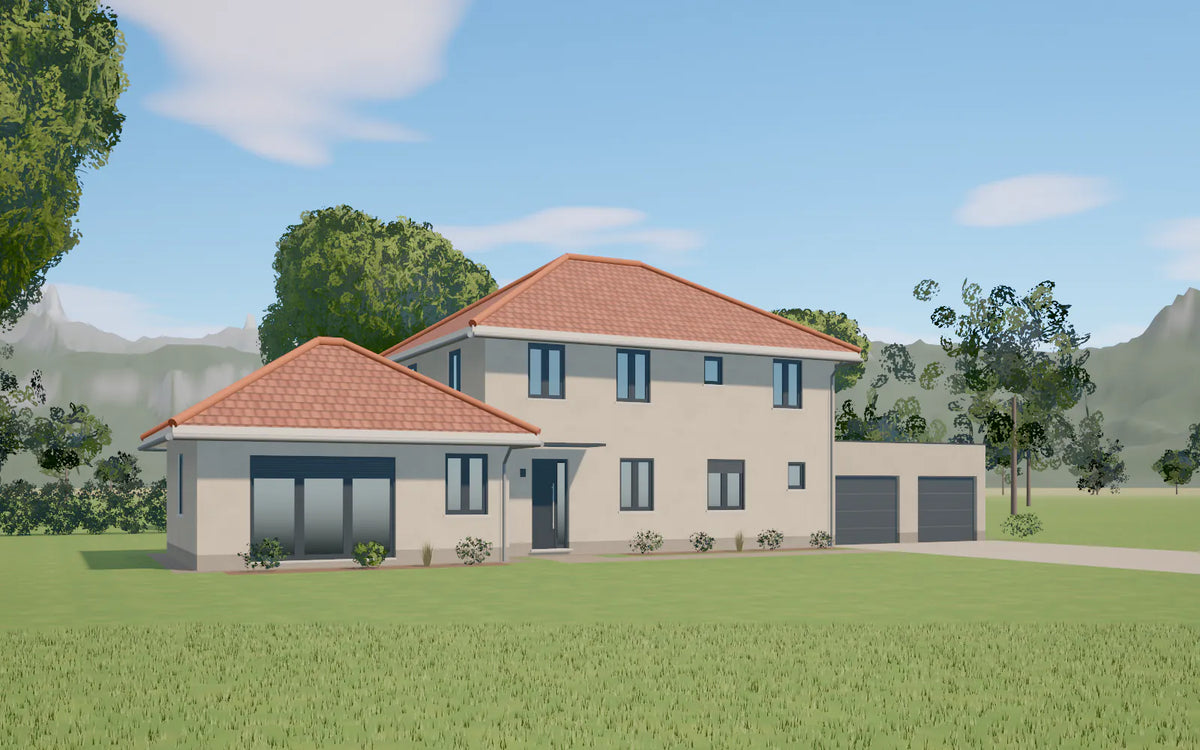Rendu 3D – maison Néron, projet type QUALITE 24