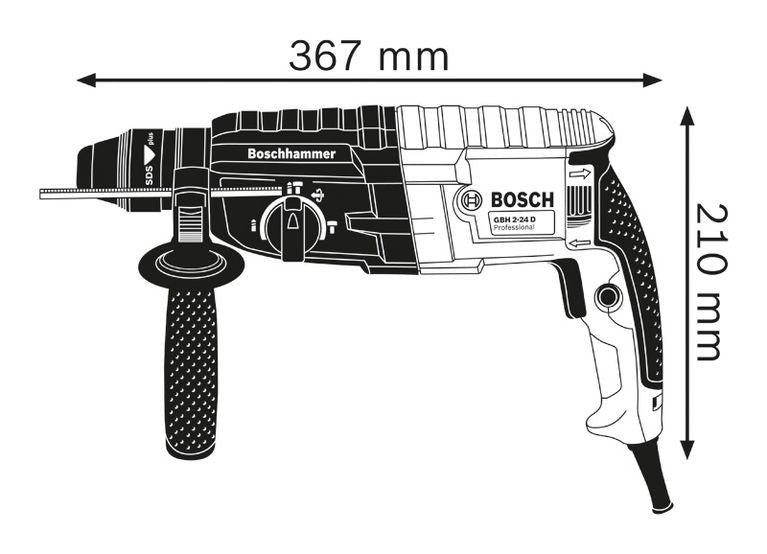 Perforateur burineur SDS-plus filaire 790 W – Bosch Professional