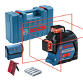 Niveau laser 3 lignes 360° rouge – GLL 3-80 – Bosch Professional – version piles