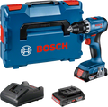 Perceuse-visseuse sans fil 18 V brushless – GSR 18V-45 (06019K3203) – Bosch Professional – 2 batteries 2 Ah + chargeur GAL 18V-20 + coffret L-BOXX – photo 1