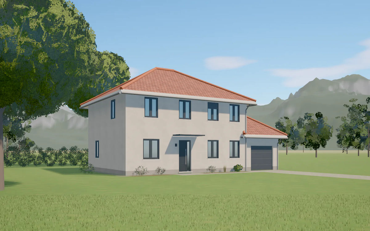 Rendu 3D – maison Obiou, projet type QUALITE 24