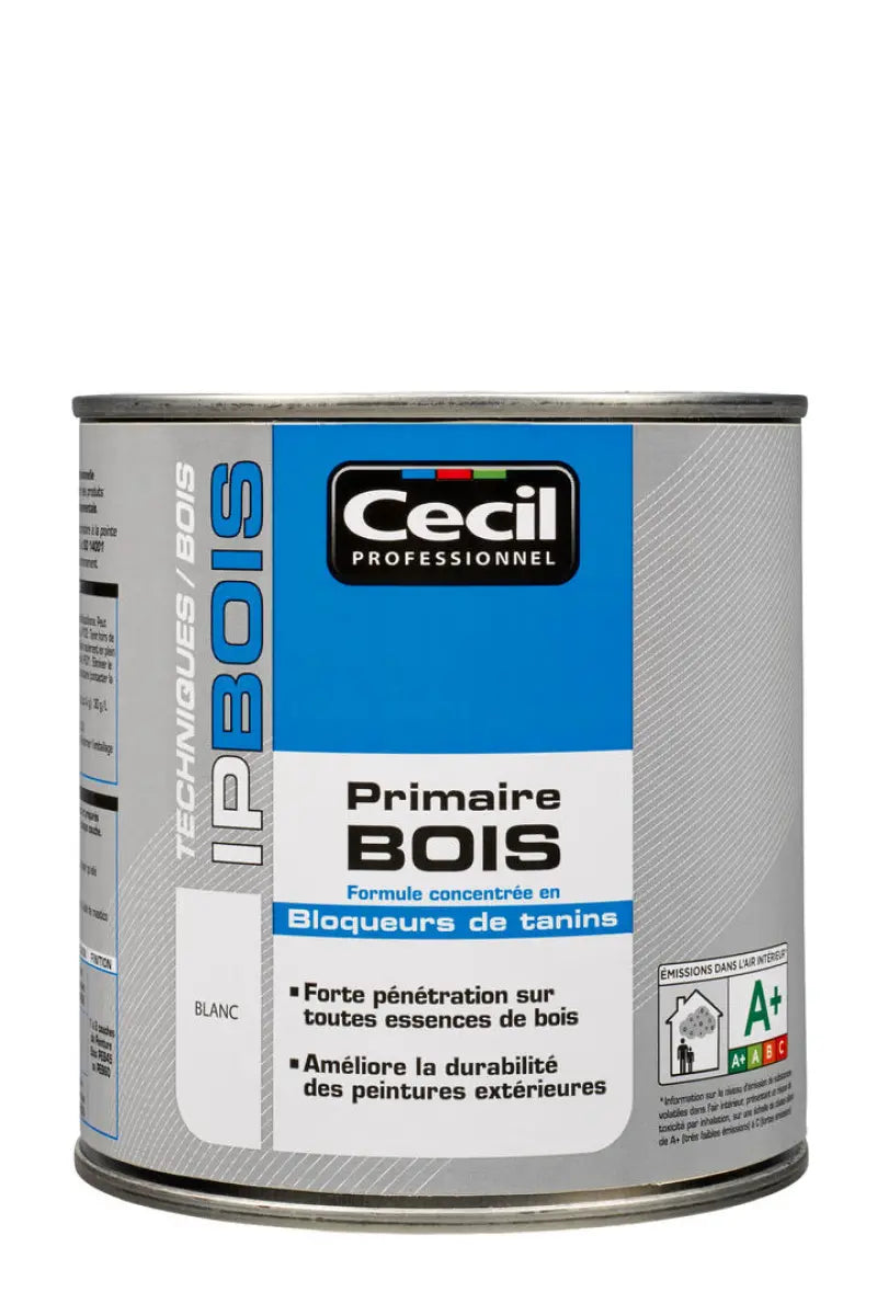Primaire d'impression bois anti-tanins – Cecil Professionnel