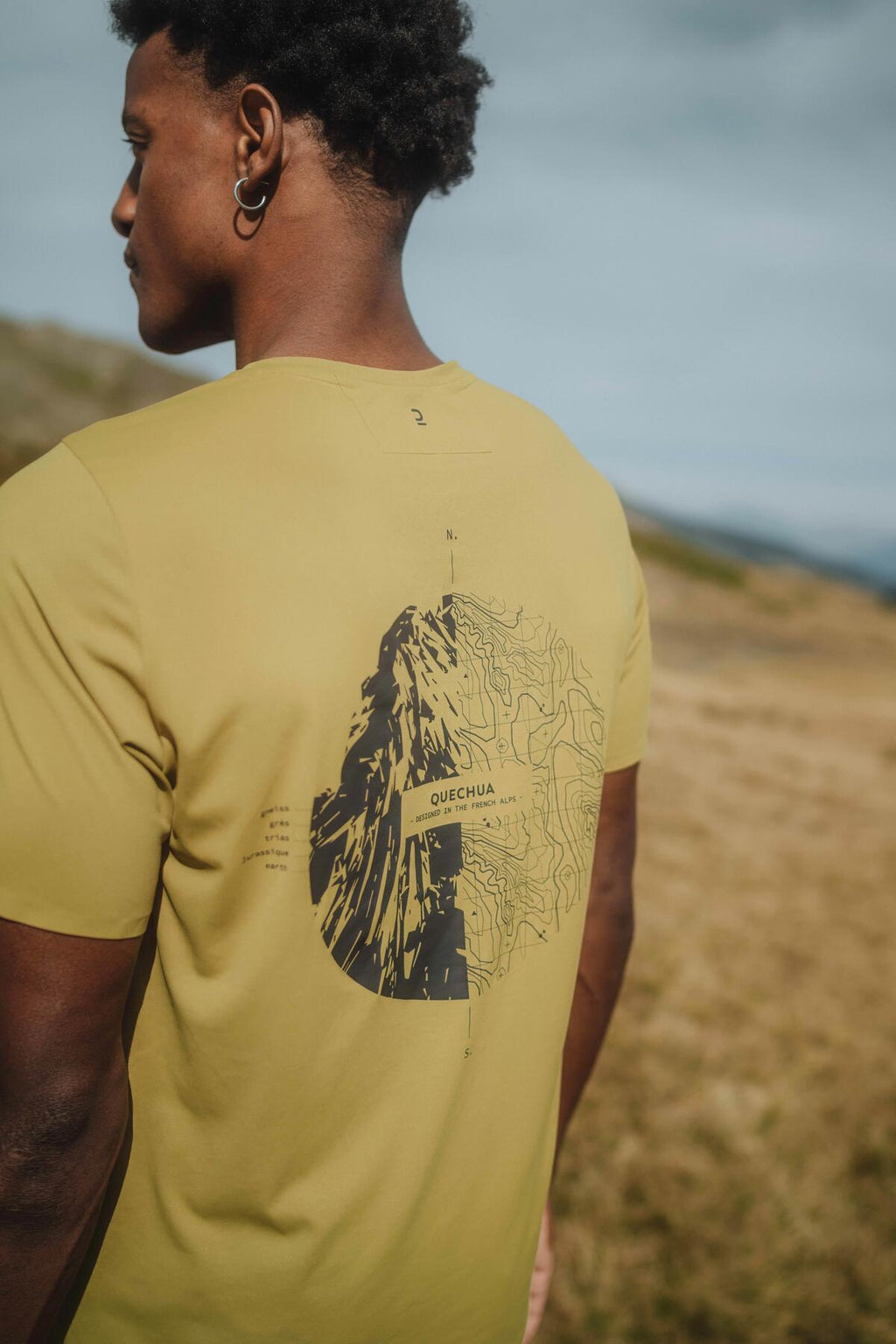 T-shirt de randonnée manches courtes homme – Quechua MH500 – photo 2