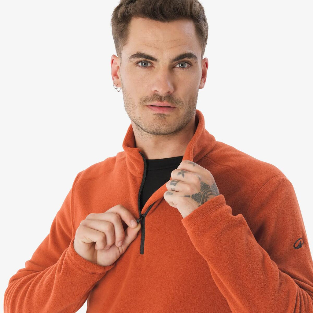 Polaire de randonnée demi-zip homme – Quechua MH100 – photo 4