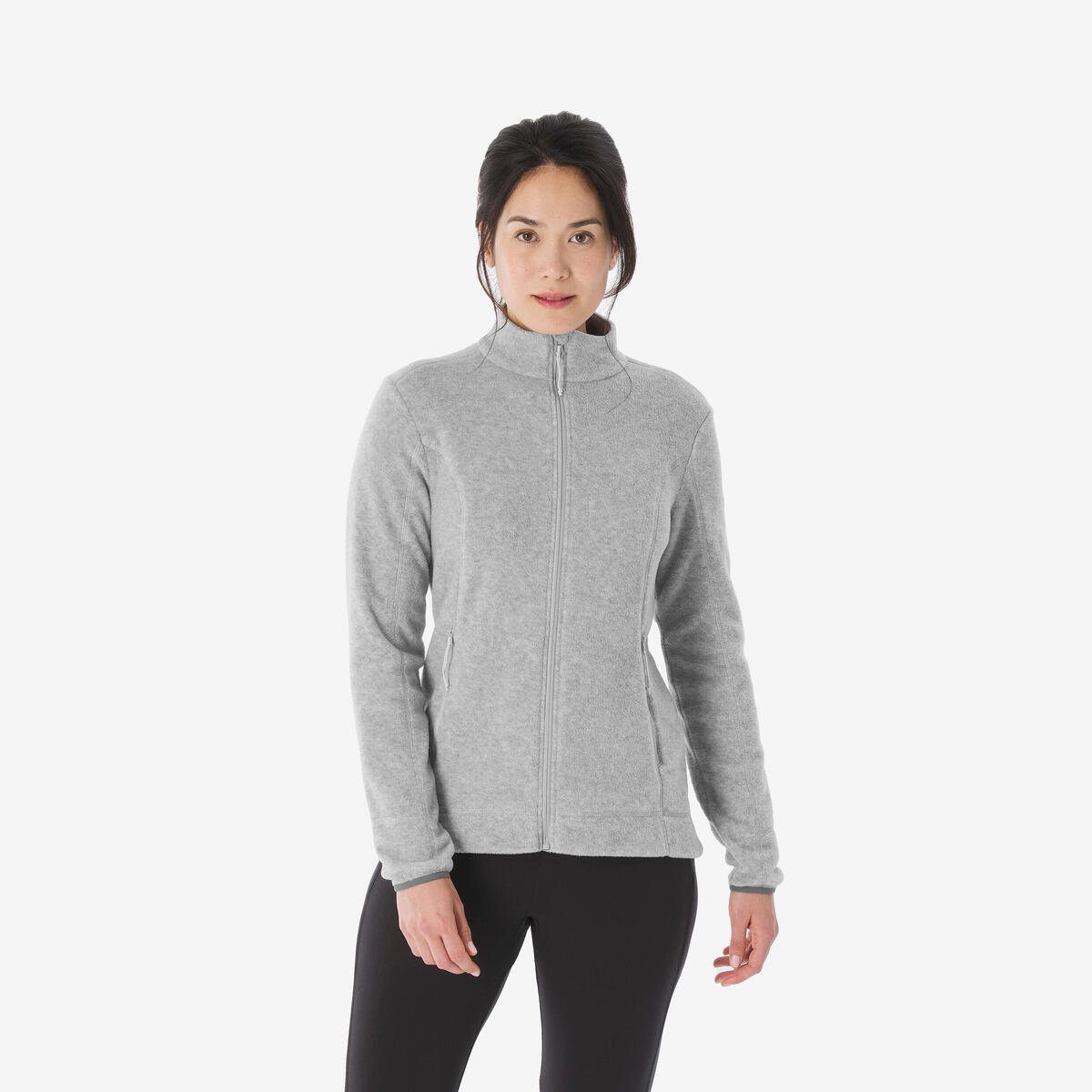 Polaire de randonnée full zip femme – Quechua MH100 – photo 2