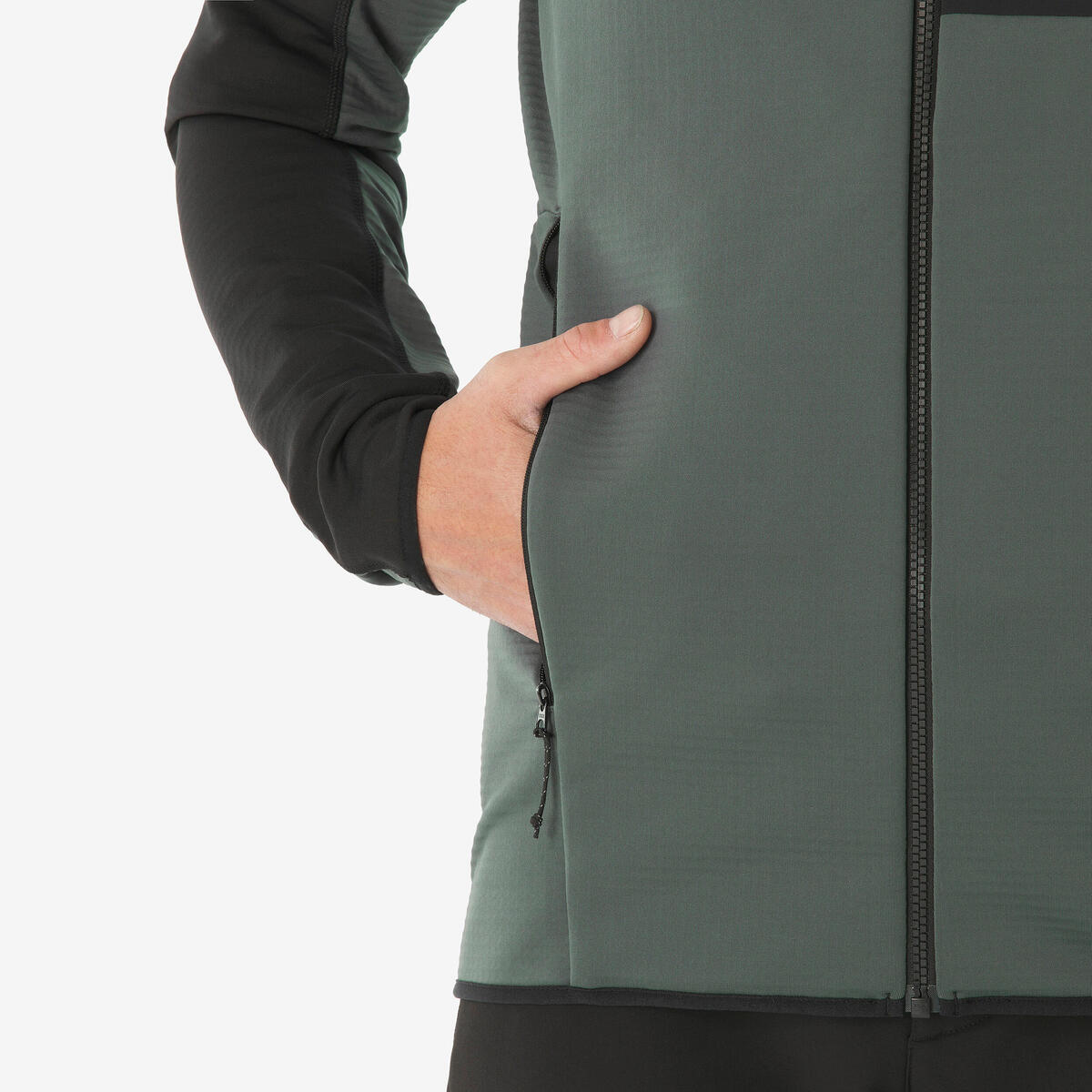 Polaire chaude de randonnée full zip homme – Quechua MH500 – photo 4