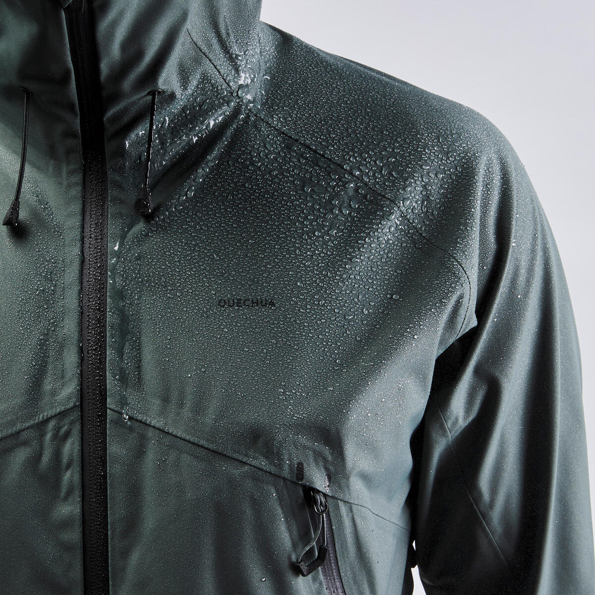 Veste imperméable et respirante de randonnée homme – Quechua MH500 – photo 3